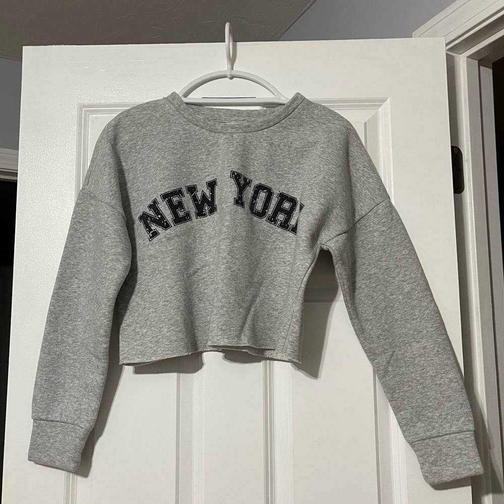 Cropped sweatshirt - NY logo - size S
